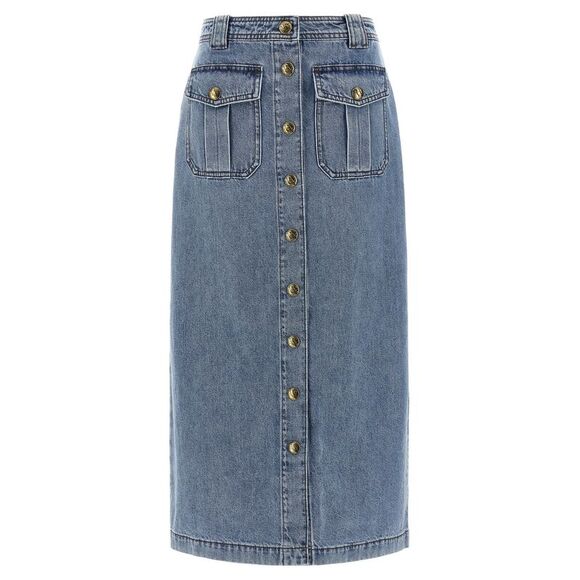 Zimmermann Women 'Denim Pencil' Skirt - Picture 1 of 4